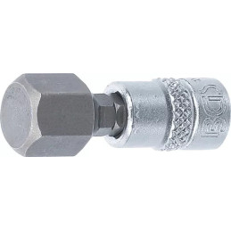 Douille à embouts | 6,3 mm (1/4") | six pans intérieurs 12 mm