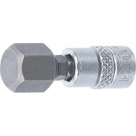 Douille à embouts | 6,3 mm (1/4") | six pans intérieurs 12 mm