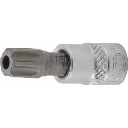 Douille à embouts | 6,3 mm (1/4") | profil T (pour Torx) avec perçage T50