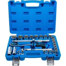 Coffret de douilles | 12,5 mm (1/2") | 8 - 32 mm | 27 pièces