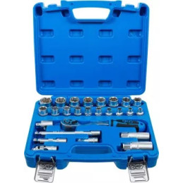 Coffret de Douilles à profil ondulé | 10 mm (3/8") | 26 pièces
