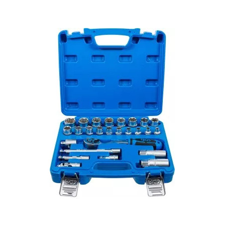 Coffret de Douilles à profil ondulé | 10 mm (3/8") | 26 pièces