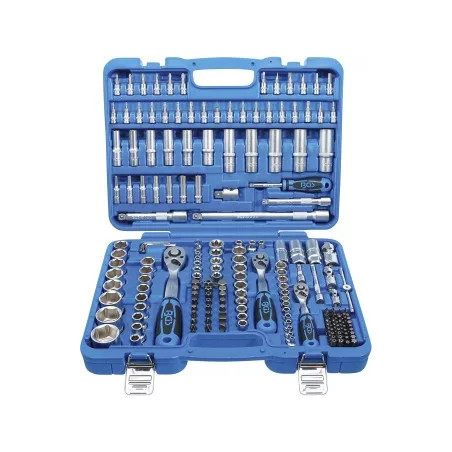 Jeu de douilles à six pans | 6,3 mm (1/4") / 10 mm (3/8") / 12,5 mm (1/2") | 192 pièces