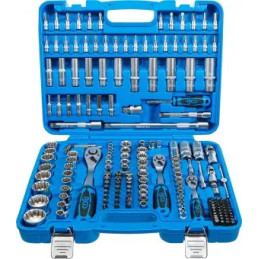 Coffret de Douilles Gear Lock | 6,3 mm (1/4") / 10 mm (3/8") / 12,5 mm (1/2") | 192 pièces