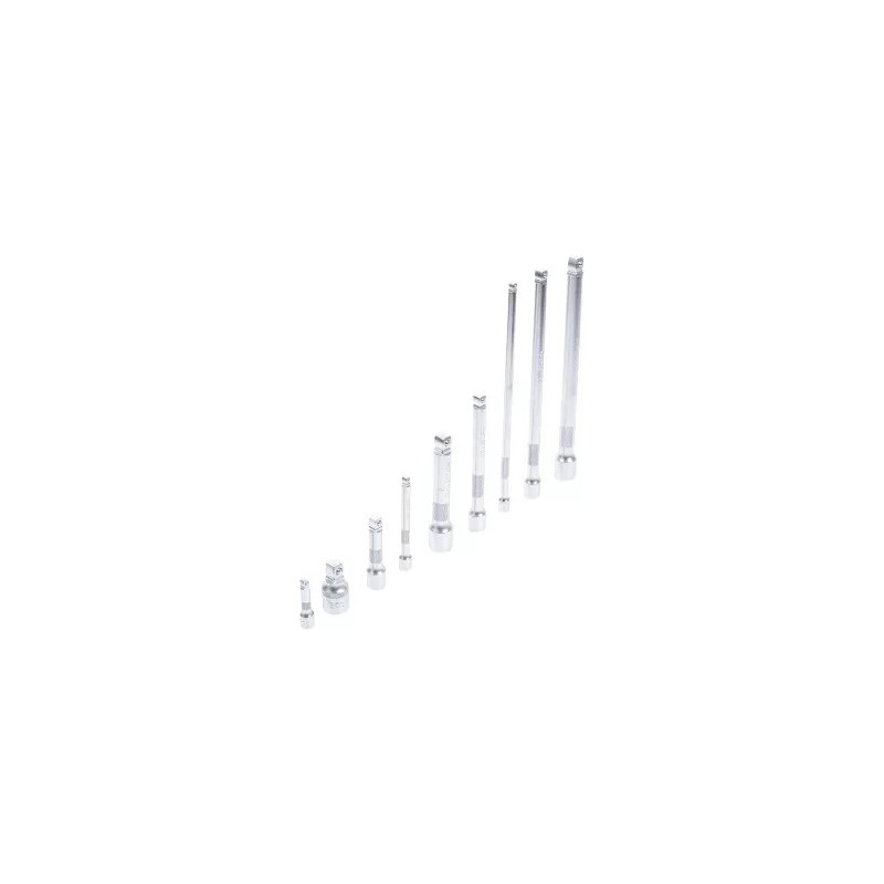 Jeu de rallonges basculants | 6,3 mm (1/4") / 10 mm (3/8") / 12,5 mm (1/2") | 9 pièces Jeu de rallonges basculants | 6,3 mm (1/4") / 10 mm (3/8") / 12,5 mm (1/2") | 9 pièces