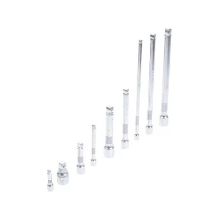 Jeu de rallonges basculants | 6,3 mm (1/4") / 10 mm (3/8") / 12,5 mm (1/2") | 9 pièces