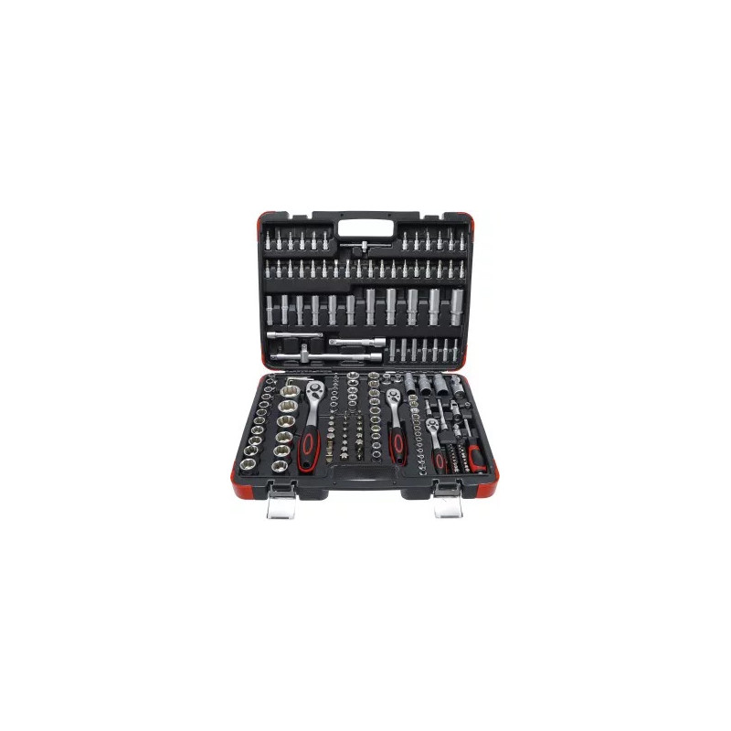 Coffret de douilles | 6,3 mm (1/4") / 10 mm (3/8") / 12,5 mm (1/2") | 172 pièces Coffret de douilles | 6,3 mm (1/4") / 10 mm (3/8") / 12,5 mm (1/2") | 172 pièces