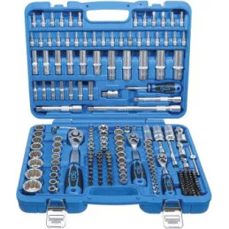 Coffret de Douilles douze pans | 6,3 mm (1/4") / 10 mm (3/8") / 12,5 mm (1/2") | 192 pièces
