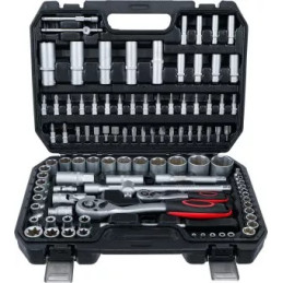 Coffret de douilles | 6,3 mm (1/4") / 12,5 mm (1/2") | 108 pièces