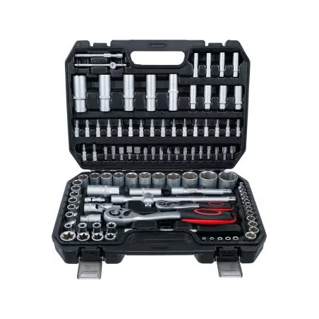 Coffret de douilles | 6,3 mm (1/4") / 12,5 mm (1/2") | 108 pièces