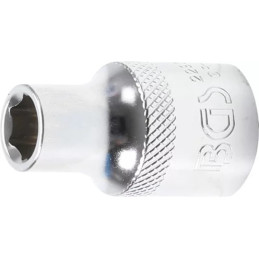 Douille pour clé, six pans | 12,5 mm (1/2") | 9 mm