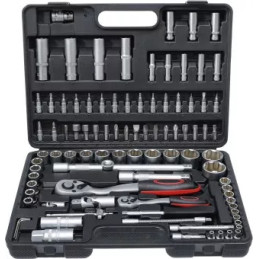 Coffret de douilles | 6,3 mm (1/4") / 12,5 mm (1/2") | 94 pièces
