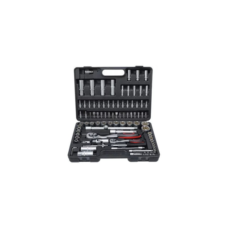 Coffret de douilles | 6,3 mm (1/4") / 12,5 mm (1/2") | 94 pièces Coffret de douilles | 6,3 mm (1/4") / 12,5 mm (1/2") | 94 pièces