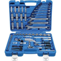 Jeu de douilles à six pans | 6,3 mm (1/4") / 10 mm (3/8") | pouces | 92 pièces