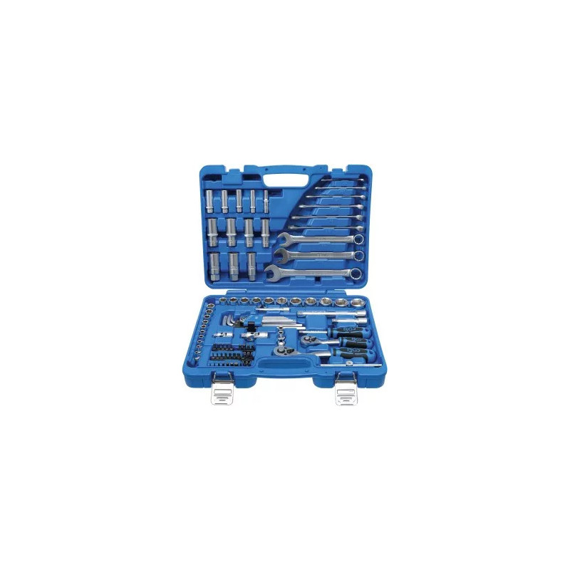 Jeu de douilles à six pans | 6,3 mm (1/4") / 10 mm (3/8") | pouces | 92 pièces Jeu de douilles à six pans | 6,3 mm (1/4") / 10 mm (3/8") | pouces | 92 pièces