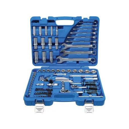 Jeu de douilles à six pans | 6,3 mm (1/4") / 10 mm (3/8") | pouces | 92 pièces
