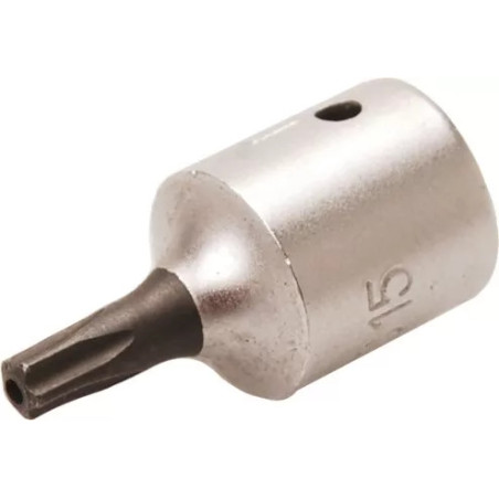 Douille à embouts | 6,3 mm (1/4") | profil TS (pour Torx Plus) avec perçage TS15