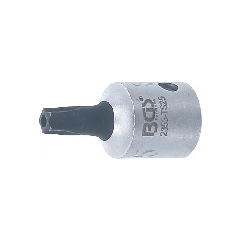 Douille à embouts | 6,3 mm (1/4") | profil TS (pour Torx Plus) avec perçage TS25