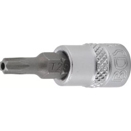 Douille à embouts | 6,3 mm (1/4") | profil T (pour Torx) avec perçage T25