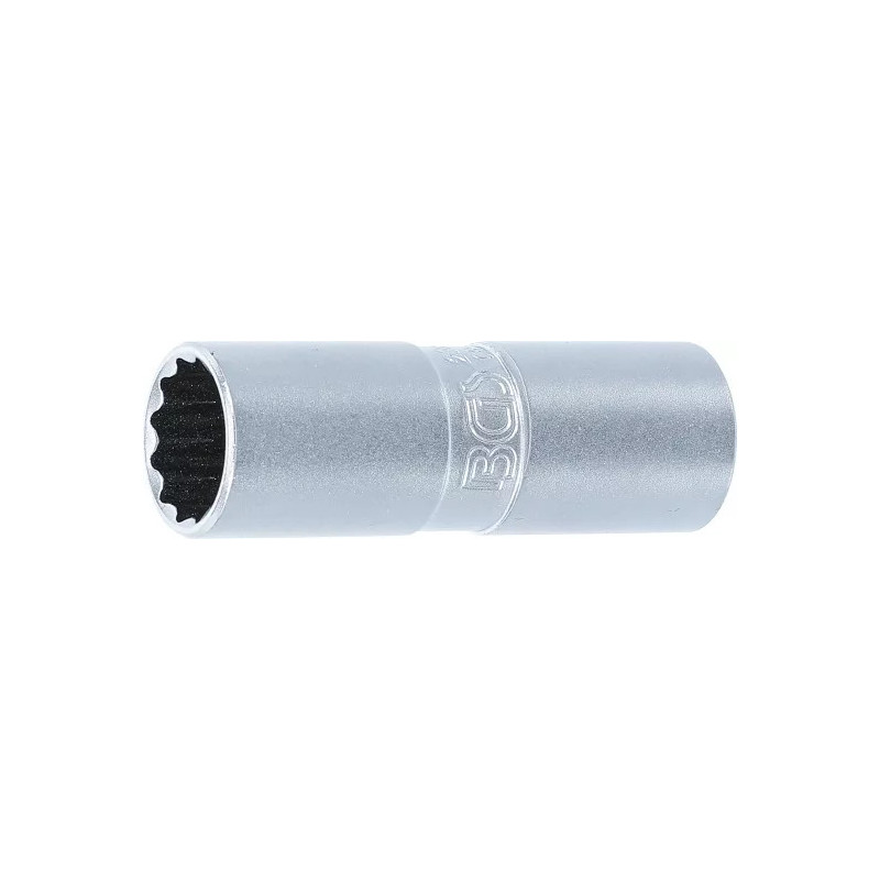 Douille de bougie à retenue en caoutchouc douze pans | 12,5 mm (1/2") | 16 mm Douille de bougie à retenue en caoutchouc douze pans | 12,5 mm (1/2") | 16 mm