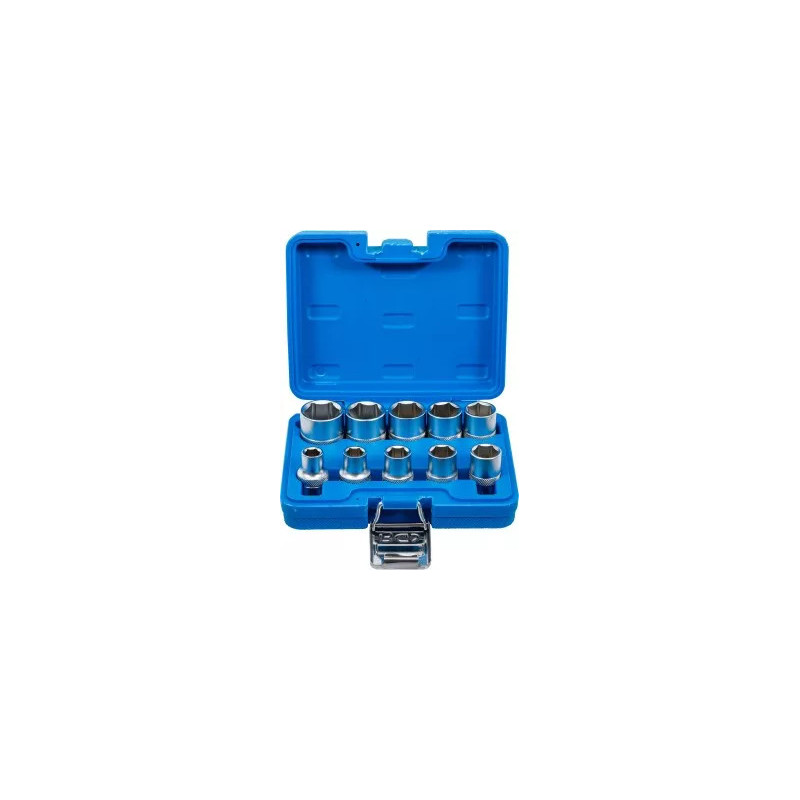 Jeu de Douilles, six pans | 12,5 mm (1/2") | en pouces | 10 pièces Jeu de Douilles, six pans | 12,5 mm (1/2") | en pouces | 10 pièces