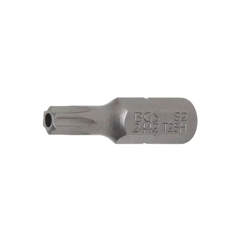 Embout | Longueur 25 mm | Longueur 25 mm | 6,3 mm (1/4") | profil T (pour Torx) avec perçage T25