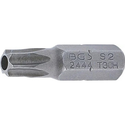 Embout | Longueur 25 mm | 6,3 mm (1/4") | profil T (pour Torx) avec perçage T30