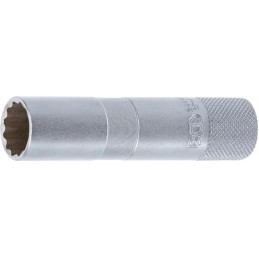 Douille de bougie à retenue en caoutchouc douze pans | 10 mm (3/8") | 16 mm