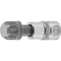 Douille à embouts | 6,3 mm (1/4") | denture multiple intérieure (pour XZN) M12