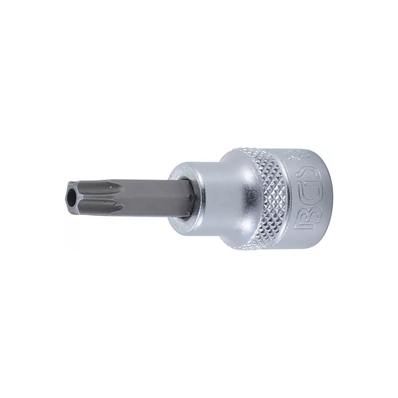 Douille à embouts | 10 mm (3/8") | profil T (pour Torx) avec perçage T40 Douille à embouts | 10 mm (3/8") | profil T (pour Torx) avec perçage T40