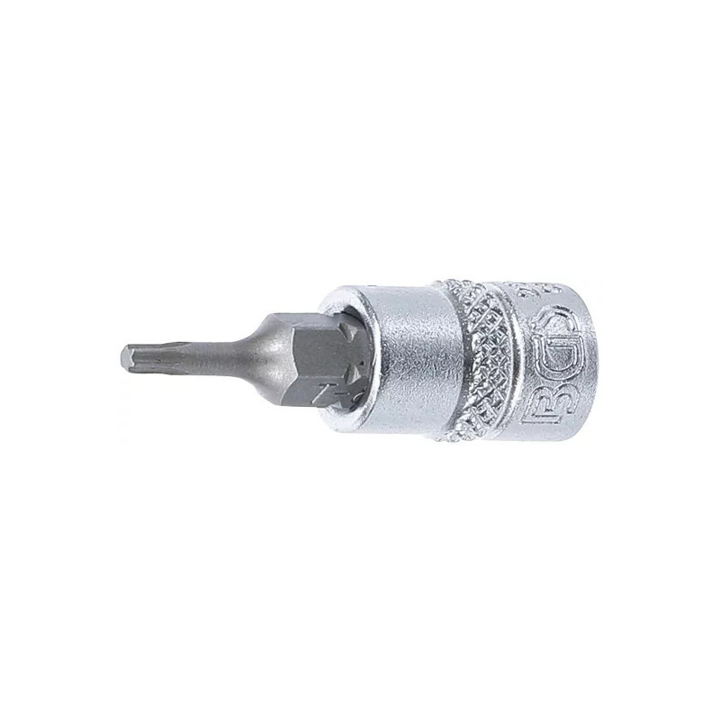 Douille à embouts | 6,3 mm (1/4") | profil T (pour Torx) T8 Douille à embouts | 6,3 mm (1/4") | profil T (pour Torx) T8