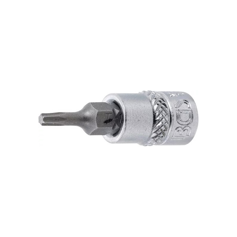 Douille à embouts | 6,3 mm (1/4") | profil T (pour Torx) T10 Douille à embouts | 6,3 mm (1/4") | profil T (pour Torx) T10