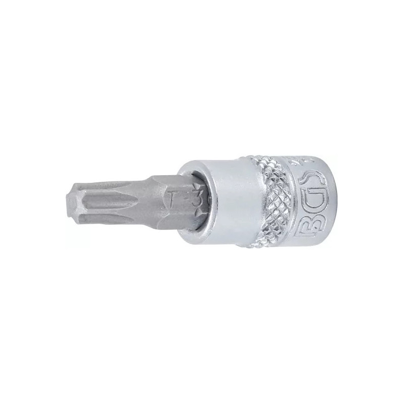 Douille à embouts | 6,3 mm (1/4") | profil T (pour Torx) T30 Douille à embouts | 6,3 mm (1/4") | profil T (pour Torx) T30
