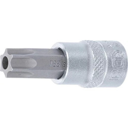 Douille à embouts | 10 mm (3/8") | profil T (pour Torx) avec perçage T55