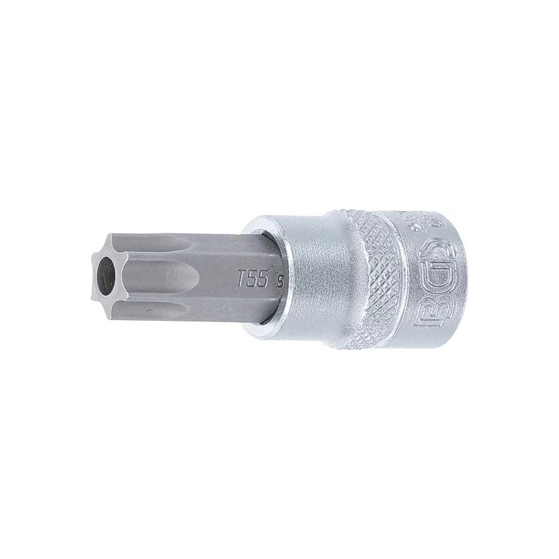 Douille à embouts | 10 mm (3/8") | profil T (pour Torx) avec perçage T55 Douille à embouts | 10 mm (3/8") | profil T (pour Torx) avec perçage T55