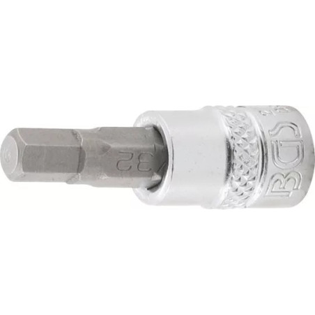 Douille à embouts | 6,3 mm (1/4") | six pans intérieurs 7/32"