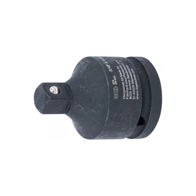 Adaptateur de clé à douille à choc | femelle 20 mm (3/4") - mâle 12,5 mm (1/2") Adaptateur de clé à douille à choc | femelle 20 mm (3/4") - mâle 12,5 mm (1/2")