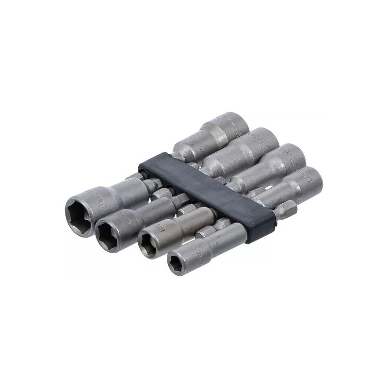 Jeu de douilles à choc et aimanté, six pans | 6,3 mm (1/4") | 6 - 13 mm | 8 pièces Jeu de douilles à choc et aimanté, six pans | 6,3 mm (1/4") | 6 - 13 mm | 8 pièces