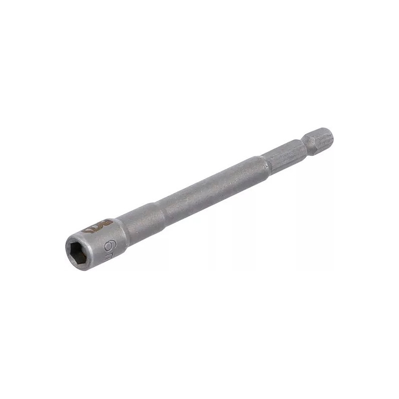 Douille à choc, six pans, extra longue | pour perceuses | 6,3 mm (1/4") | 6 mm Douille à choc, six pans, extra longue | pour perceuses | 6,3 mm (1/4") | 6 mm