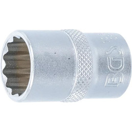 Douille pour clé, douze pans | 12,5 mm (1/2") | 17 mm