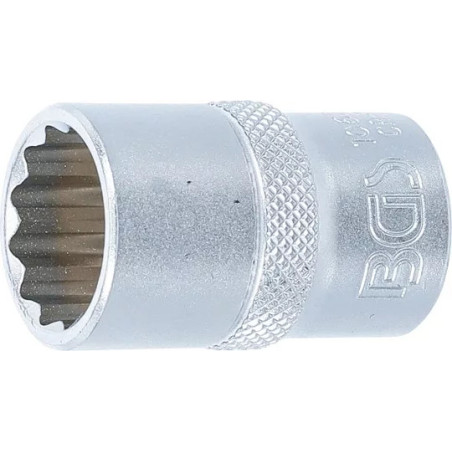 Douille pour clé, douze pans | 12,5 mm (1/2") | 17 mm