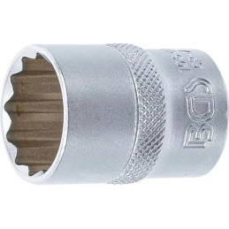 Douille pour clé, douze pans | 12,5 mm (1/2") | 21 mm