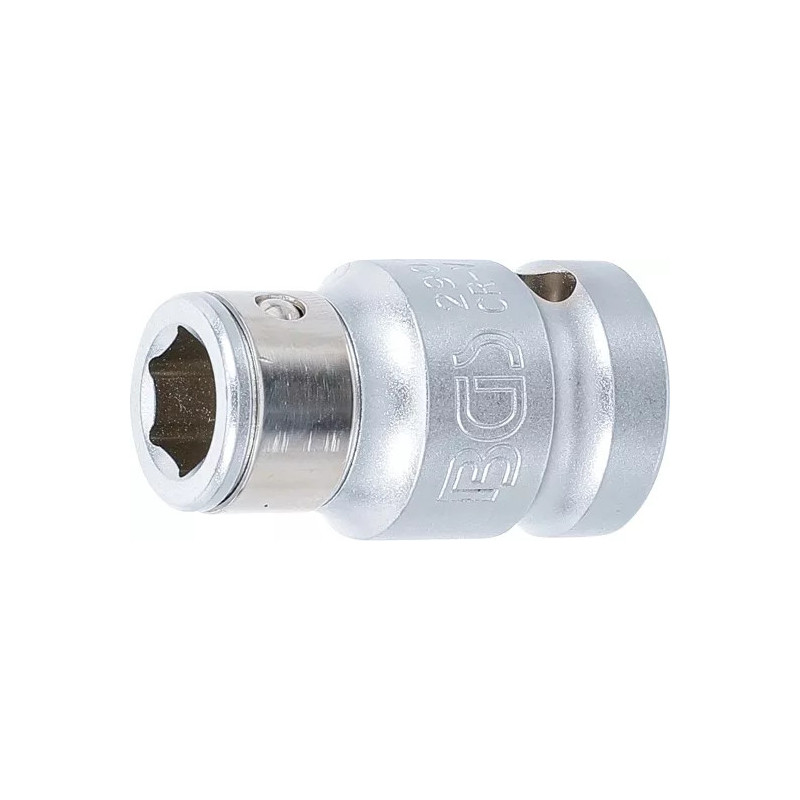 Adaptateur avec bille de retenue | 12,5 mm (1/2") | six pans intérieurs 10 mm (3/8") Adaptateur avec bille de retenue | 12,5 mm (1/2") | six pans intérieurs 10 mm (3/8")