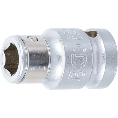 Adaptateur avec bille de retenue | 12,5 mm (1/2") | six pans intérieurs 10 mm (3/8")