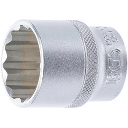 Douille pour clé, douze pans | 12,5 mm (1/2") | 27 mm
