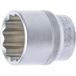Douille pour clé, douze pans | 12,5 mm (1/2") | 30 mm