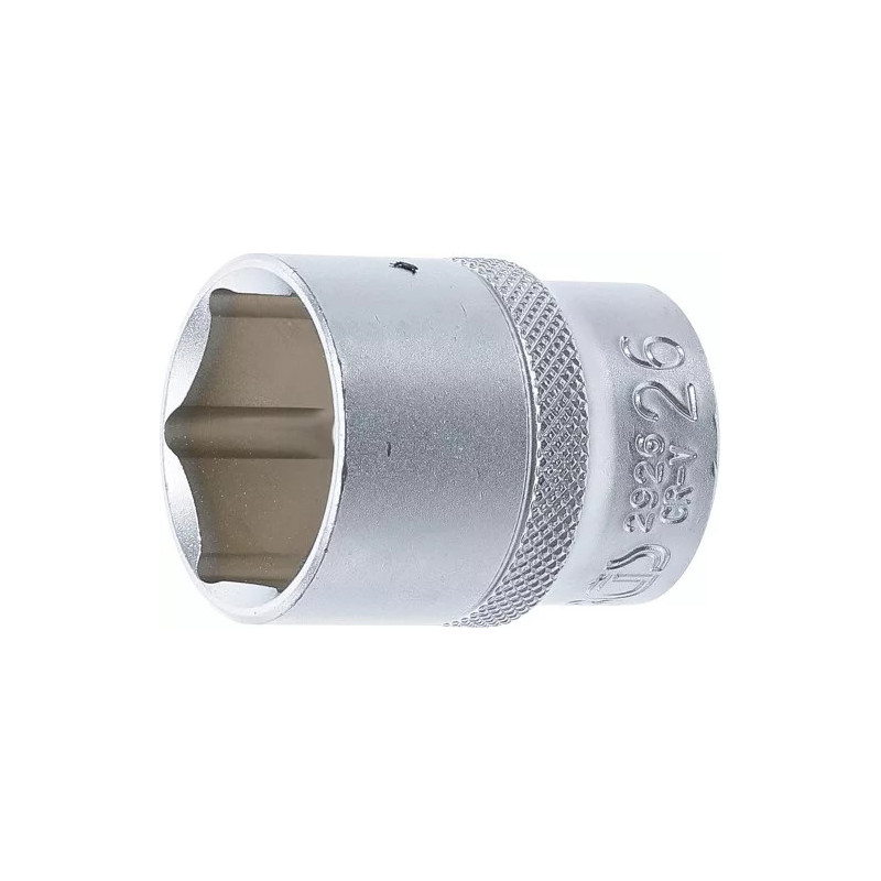 Douille pour clé, six pans | 12,5 mm (1/2") | 26 mm Douille pour clé, six pans | 12,5 mm (1/2") | 26 mm