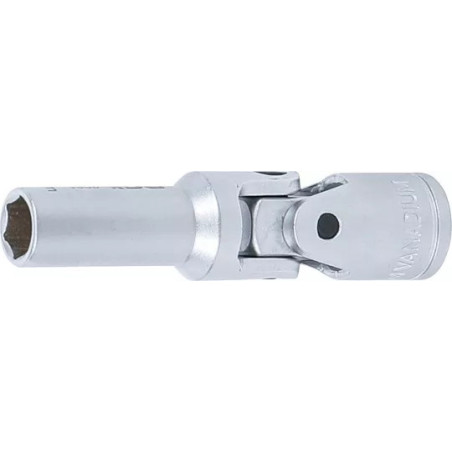 Douille articulée de bougie hexagonales | 10 mm (3/8") | 9 mm