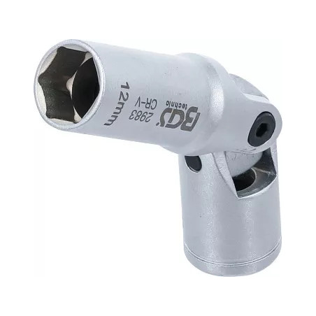 Douille articulée de bougie hexagonales | 10 mm (3/8") | 12 mm