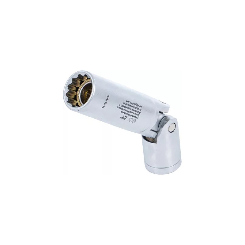 Douille articulée de bougie douze pans | 10 mm (3/8") | 14 mm Douille articulée de bougie douze pans | 10 mm (3/8") | 14 mm